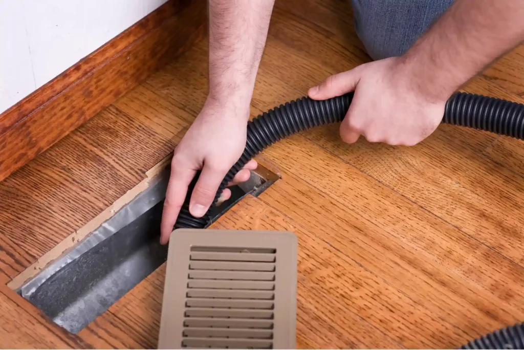 how to clean air vents in home?