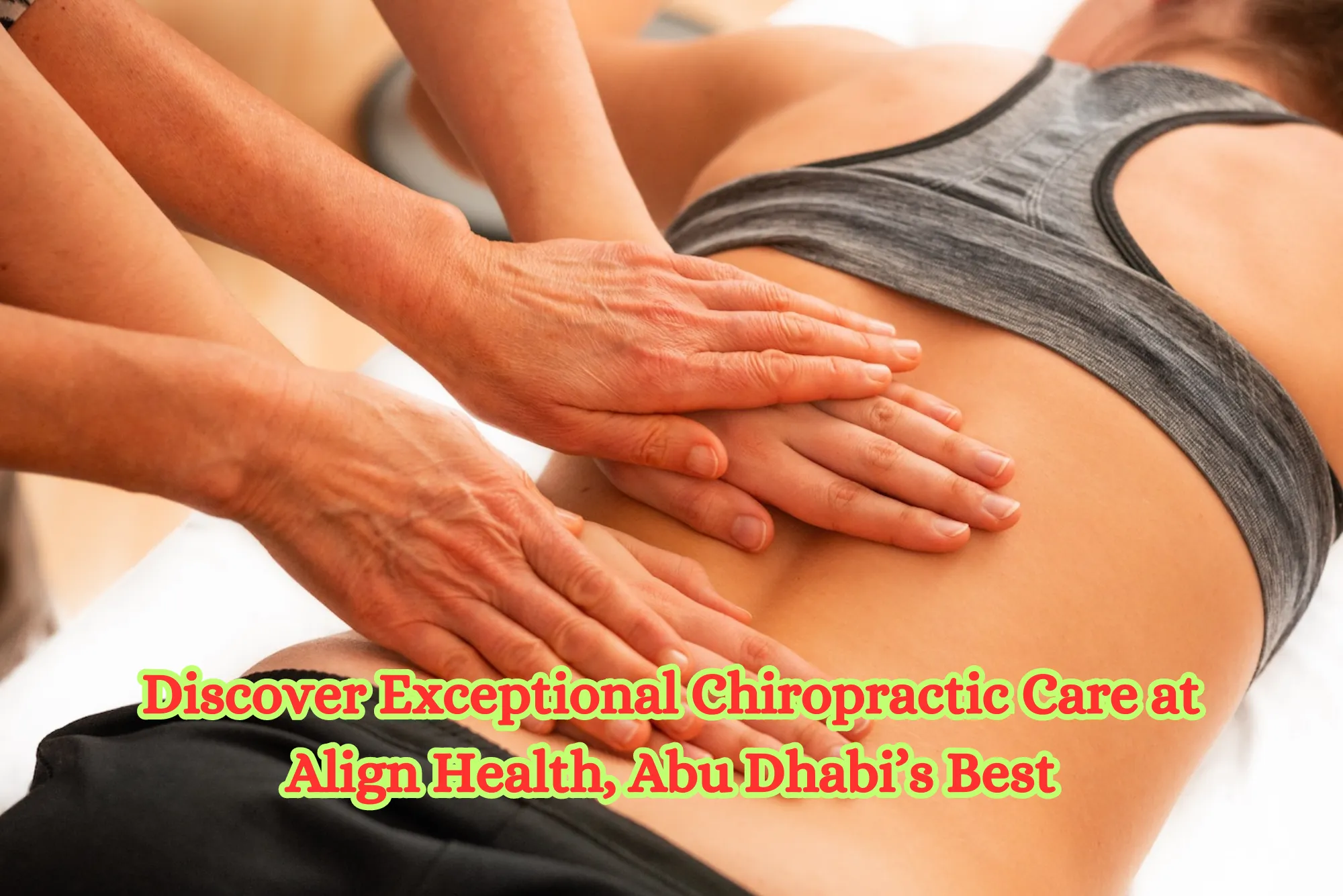 Discover Exceptional Chiropractic Care at Align Health, Abu Dhabi’s Best