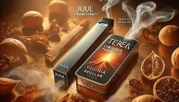 Juul Virginia Tobacco vs. Terea Regular