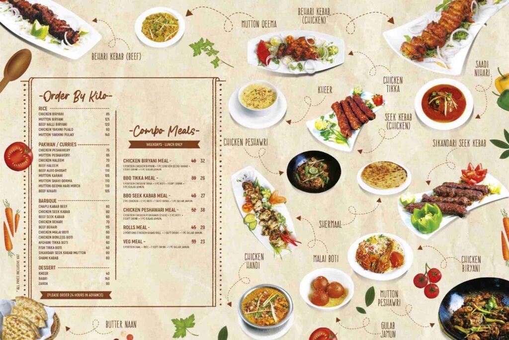 Yakitate Dubai Menu