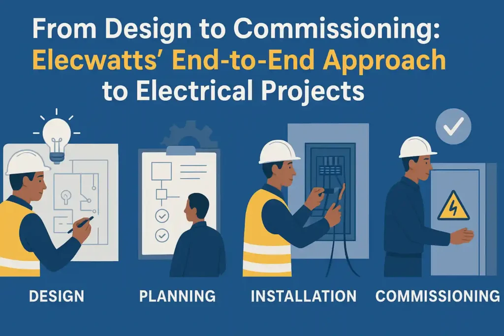 From Design to Commissioning: Elecwatts’ End-to-End Approach to Electrical Projects
