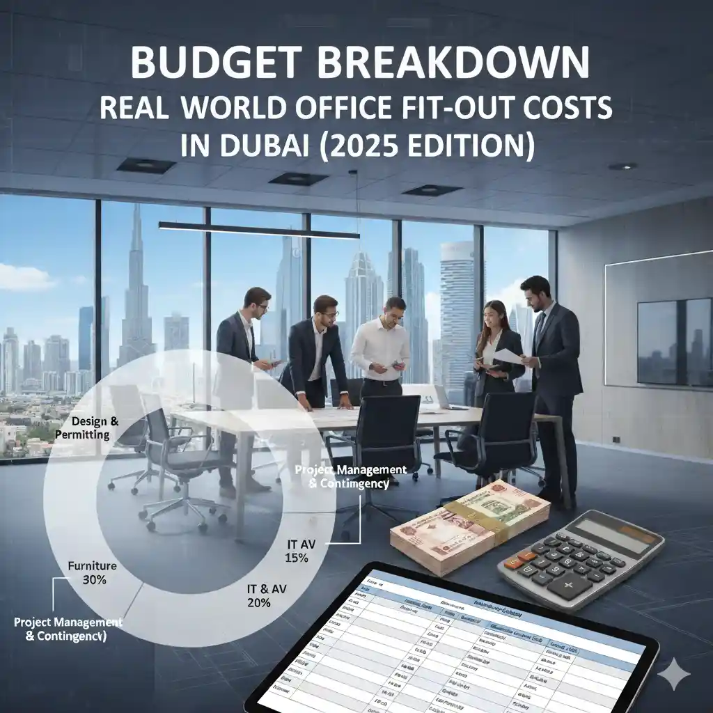 Budget Breakdown: Real-World Office Fit-Out Costs in Dubai (2025 Edition)