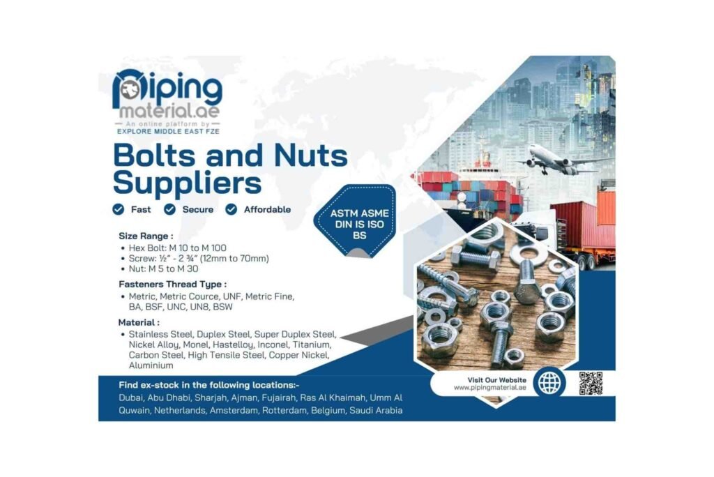 Choosing Reliable Industrial Fasteners and Fittings for Long-Term Performance