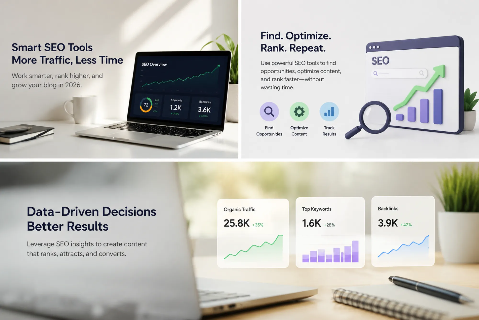 How Bloggers Can Use SEO Tools to increase organic traffic without wasting time in 2026