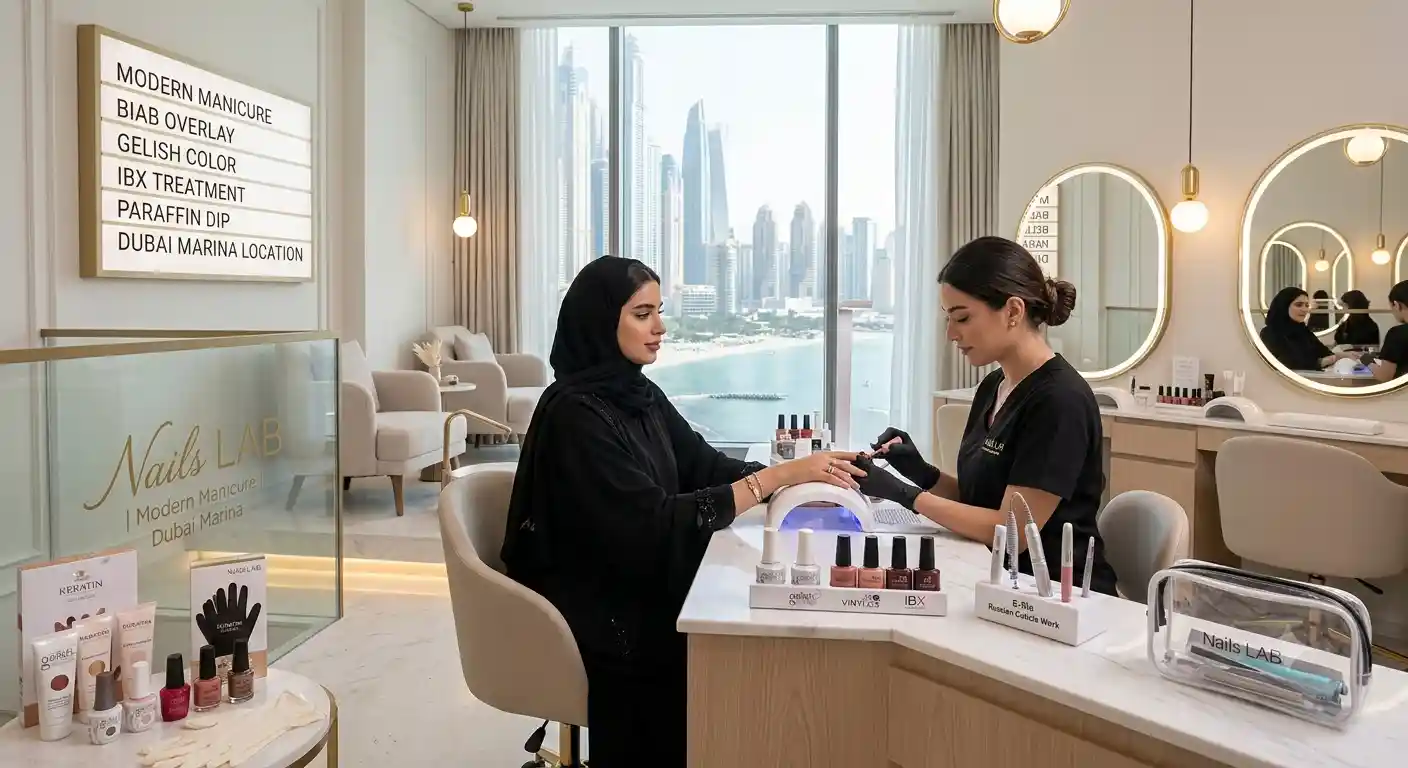 Modern Manicure by Nails LAB in Dubai