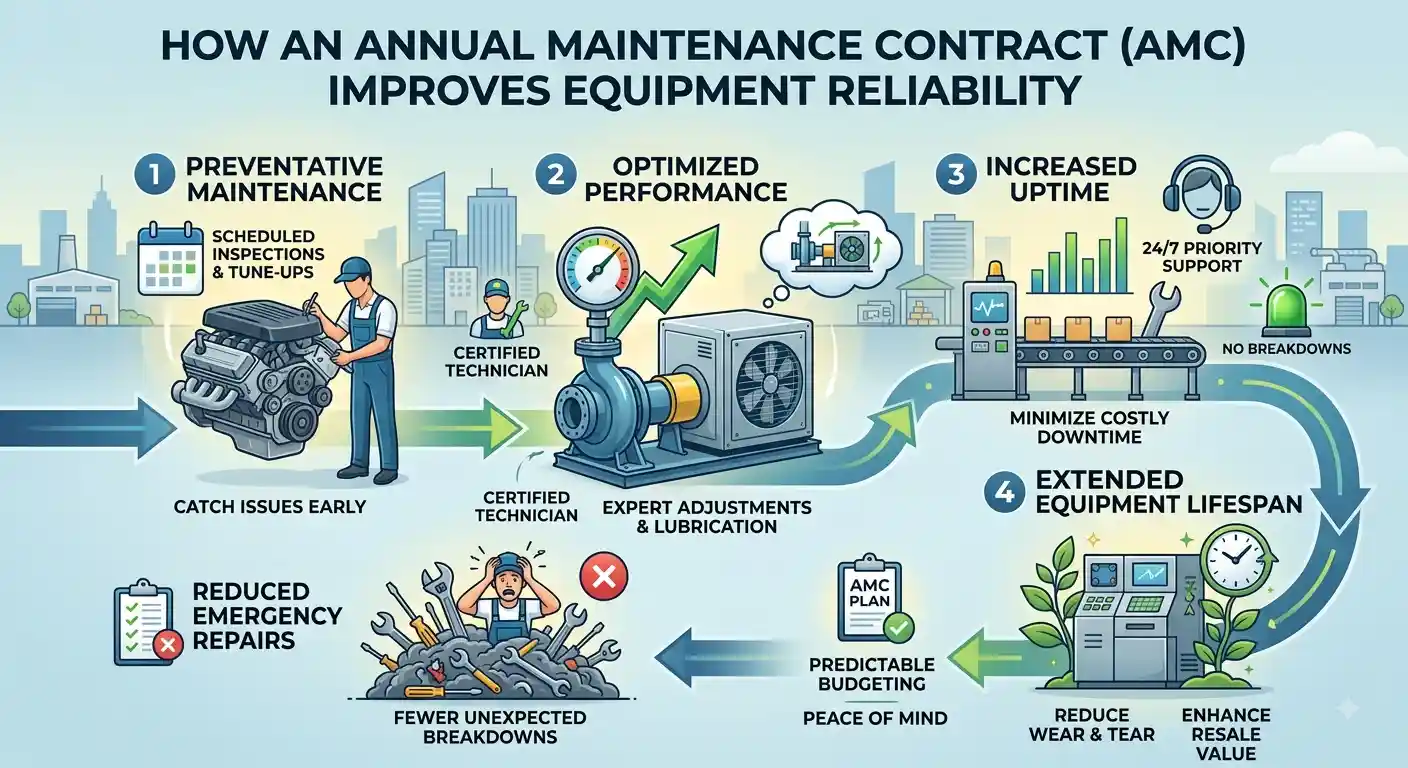 Annual Maintenance Contract Improves Equipment Reliability