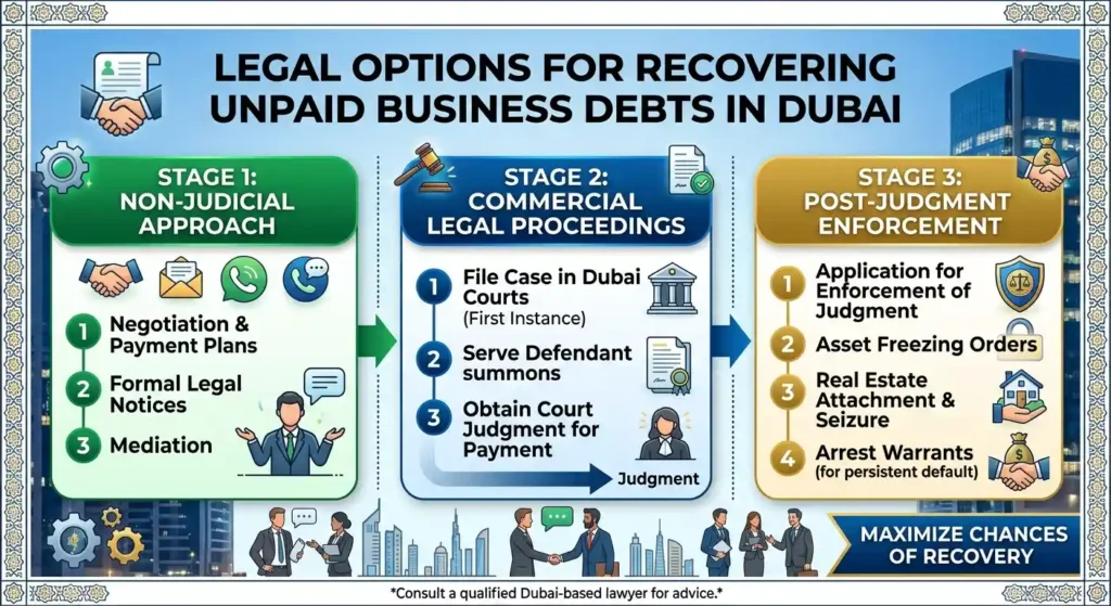Recovering Unpaid Business Debts in Dubai